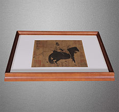 启东书画装裱配框服务案例